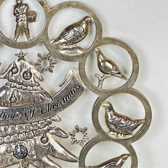 Godinger Silver Art Co 12 Days of Christmas Trivet - Picture 3 of 8